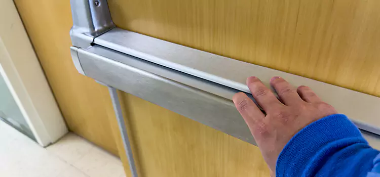 Installing a Push Bar on a Door Tallahassee